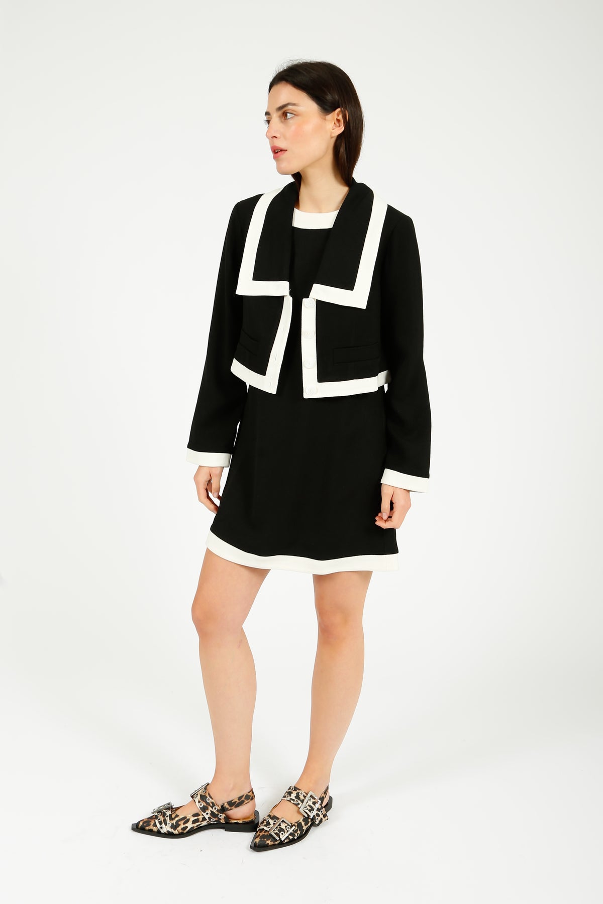 RIXO Selita Jacket in Black