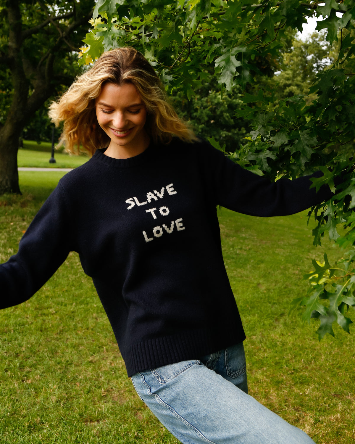 BF Slave To Love Jumper in Navy