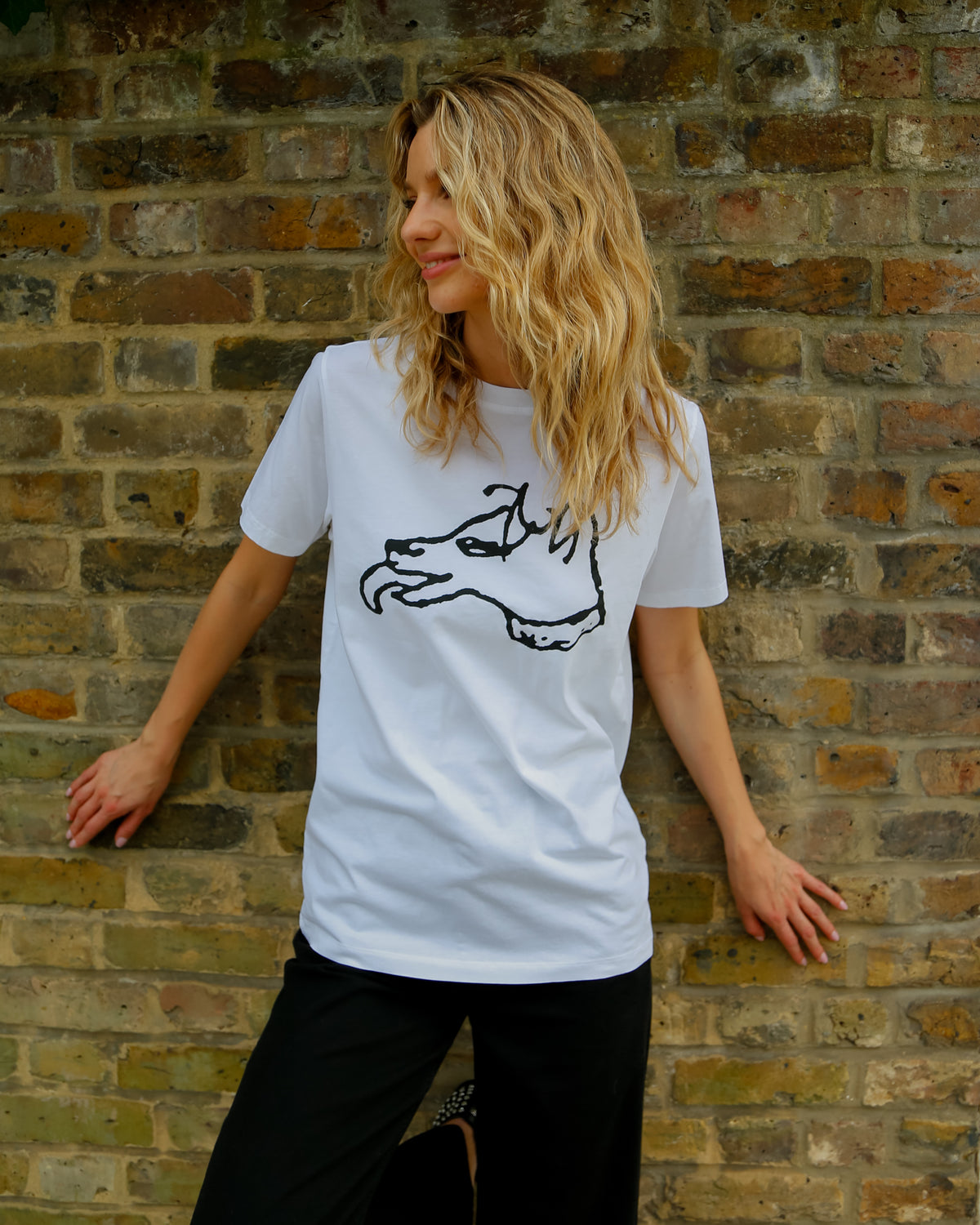 BF Lucian Dog Tee in White