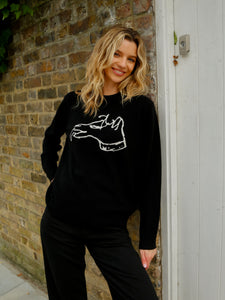 You added <b><u>BF Cashmere Lucian Dog Jumper in Black</u></b> to your cart.