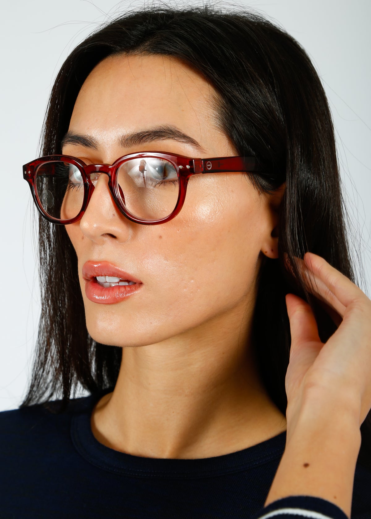 IZIPIZI Reading Glasses #C in Red Tape