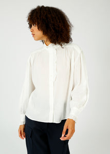 You added <b><u>SUNCOO Lamour Blouse in White</u></b> to your cart.