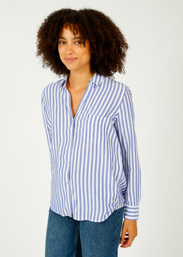 RAILS Wren Stripe Shirt in Blue, White