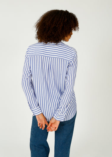 RAILS Wren Stripe Shirt in Blue, White