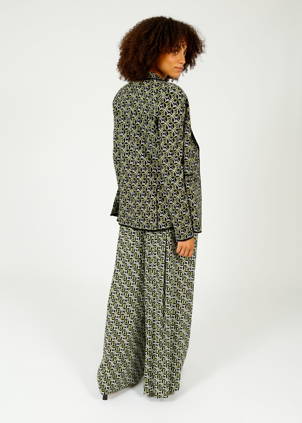 DVF Bellini Pants in Tile Green