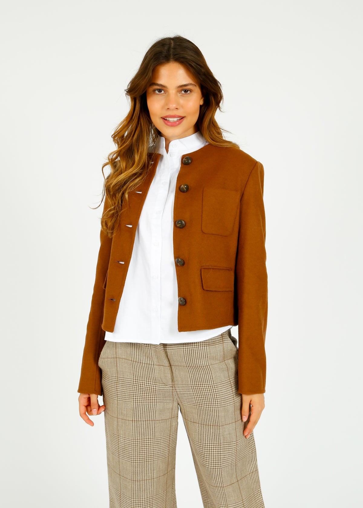 VB Lyssa Jacket in Deep Ochre