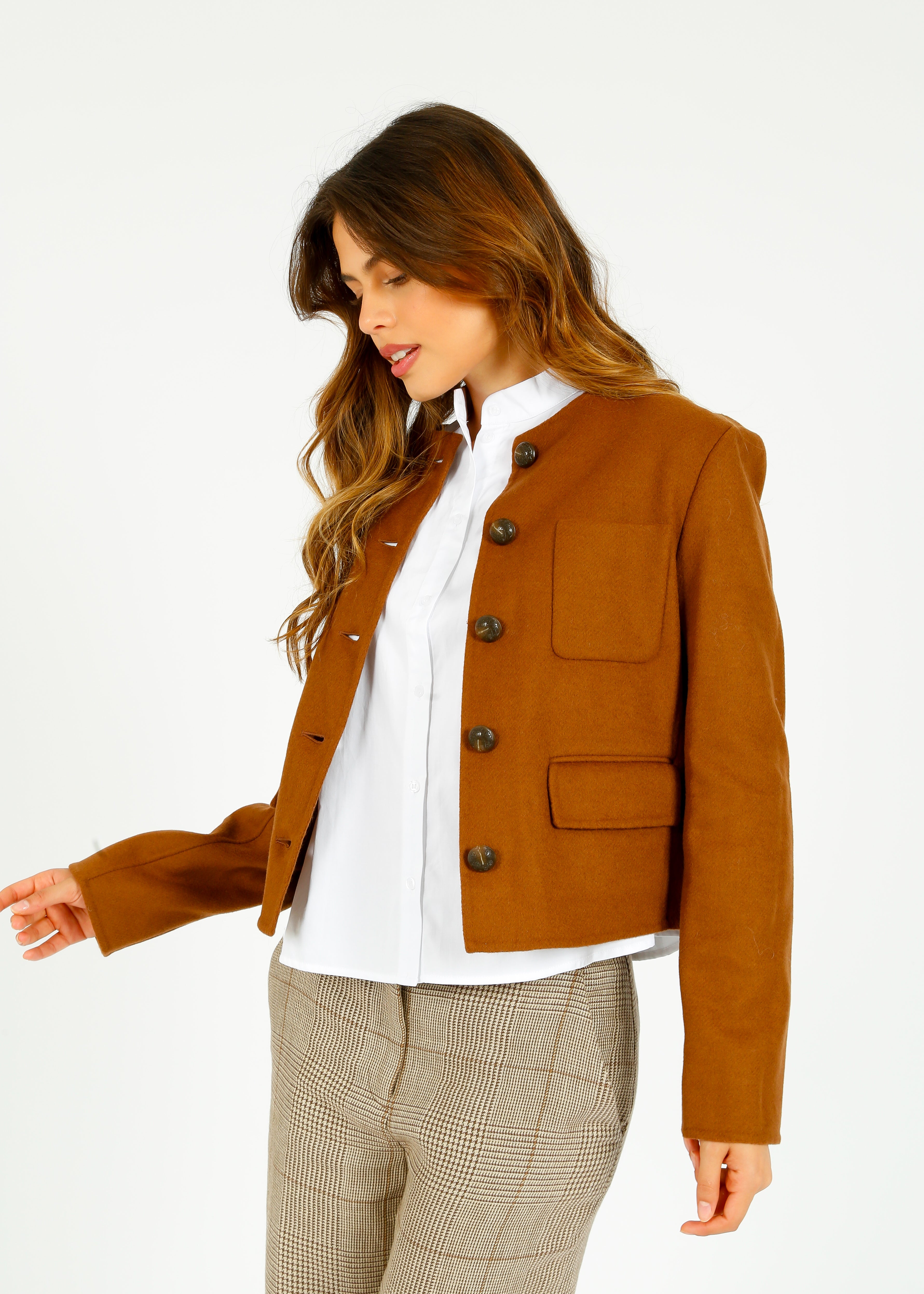 VB Lyssa Jacket in Deep Ochre