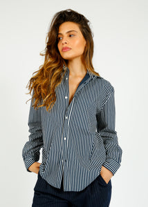 You added <b><u>PARK Classic Fit Shirt in Navy, White Stripe</u></b> to your cart.