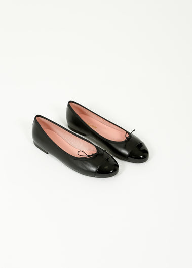 PB Nicole Ballet Pump in Black, Black