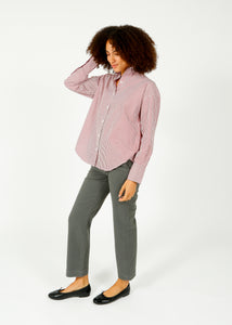 You added <b><u>FIVE 77456 Channel Oversized Stripe Shirt in Lipstick</u></b> to your cart.