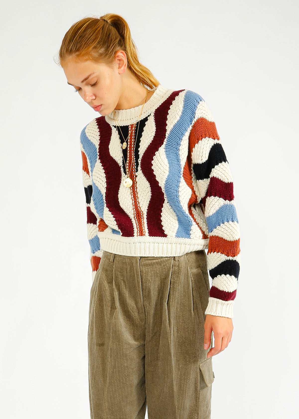 Ba&sh Weber Jumper in Ecru – shopatanna