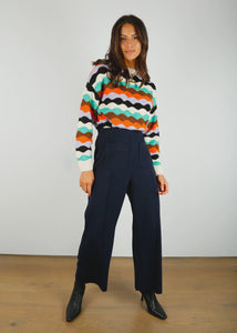 You added <b><u>SUNCOO Jerry Trousers in Midnight Blue</u></b> to your cart.