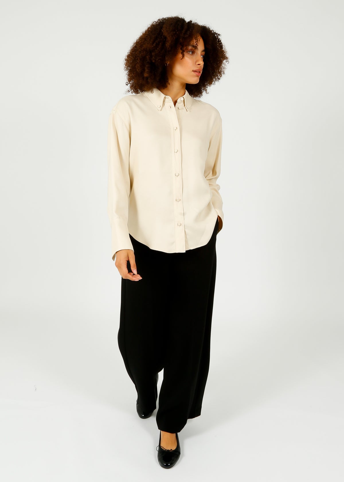 JOSEPH Felicien Blouse in Oat