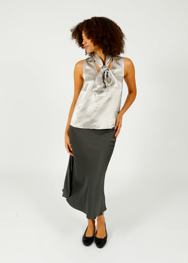 SLF Elena Ankle Skirt in Volcanic Ash