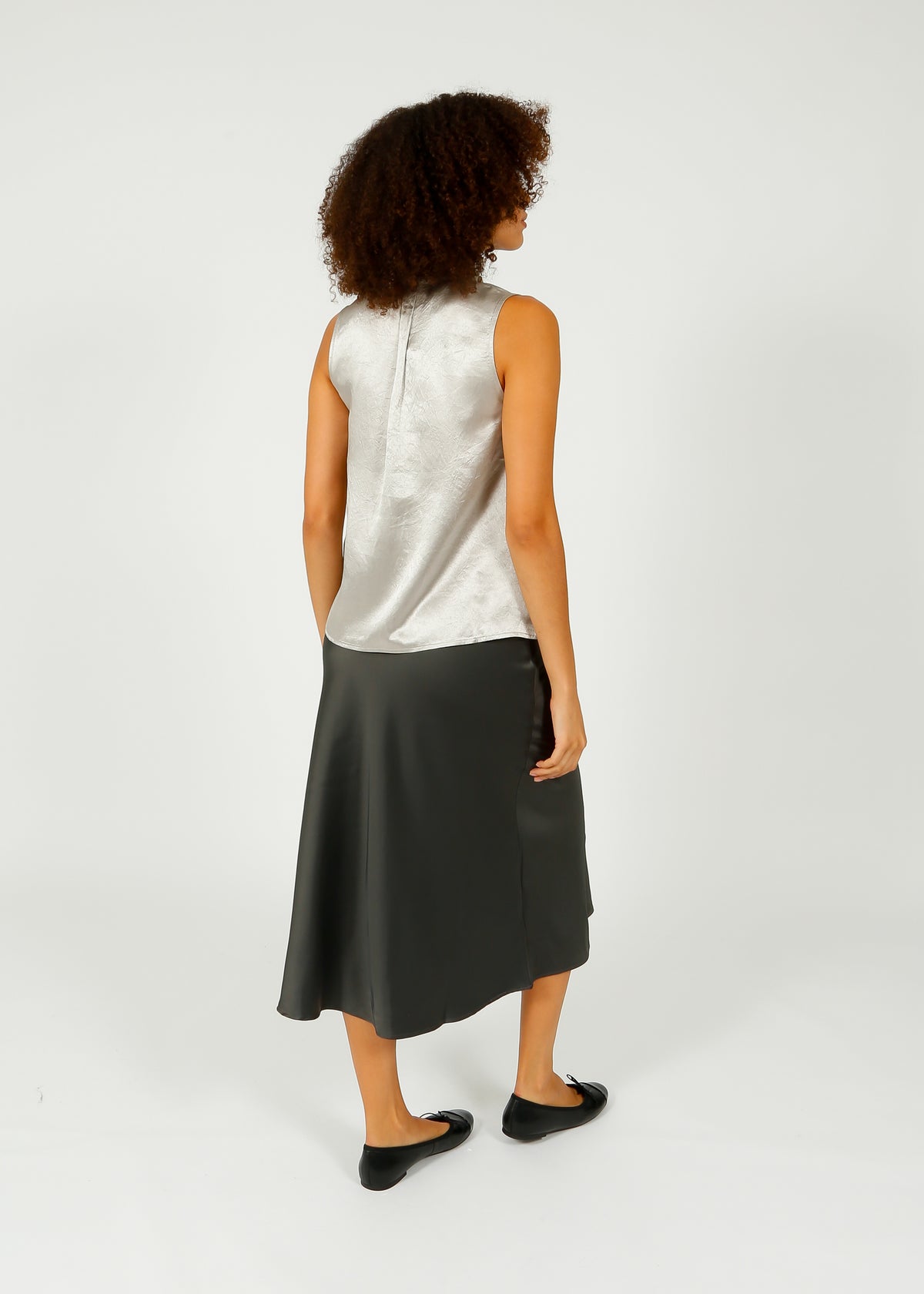 SLF Elena Ankle Skirt in Volcanic Ash