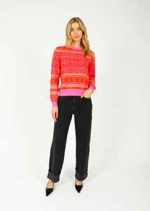 You added <b><u>JU Fairisle Crew in Peony Neon</u></b> to your cart.