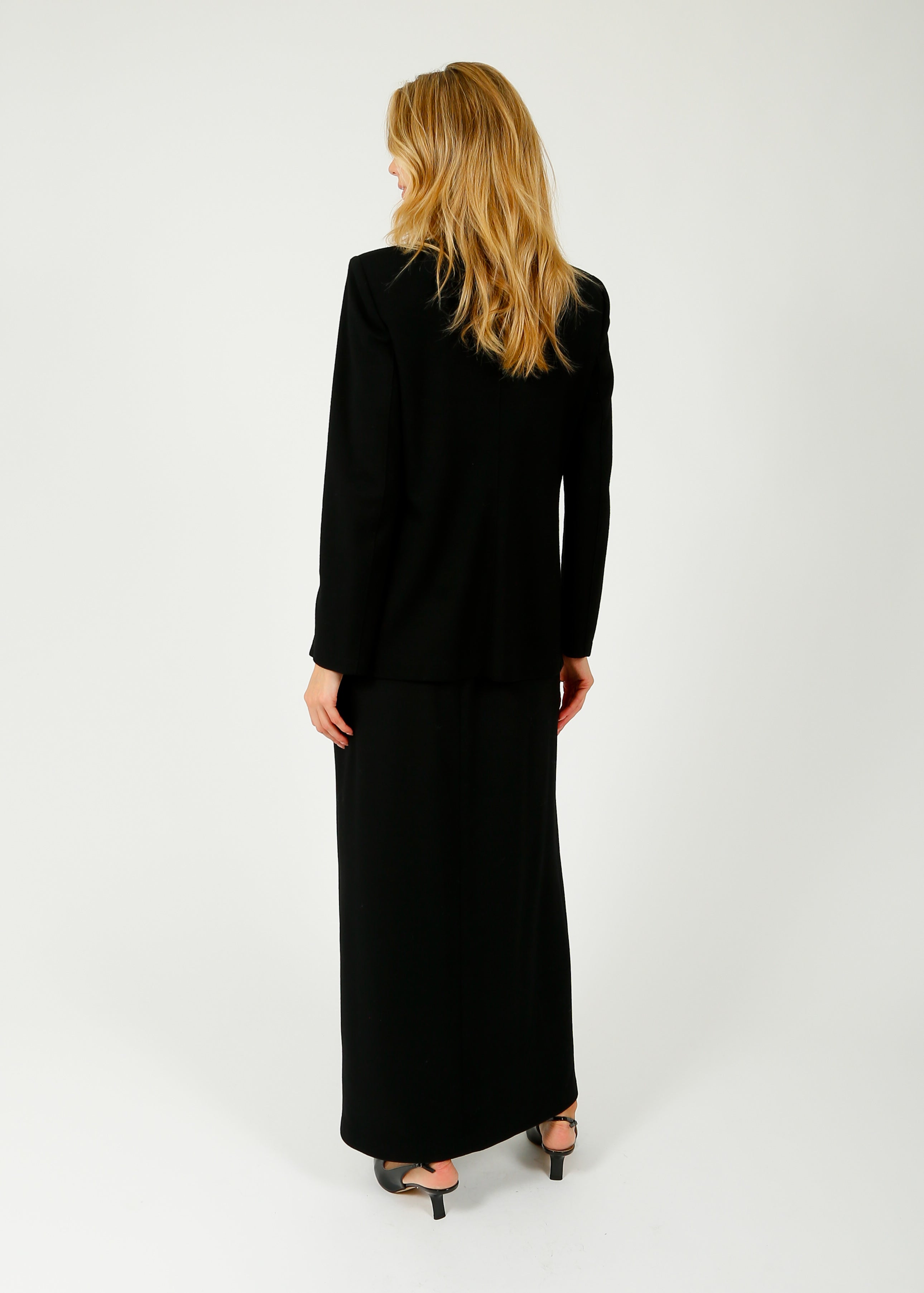 HW Superfine Merino Skirt in Black