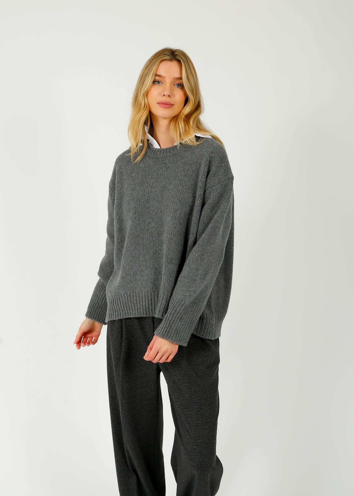 LR Perle Knit 1 in Grey