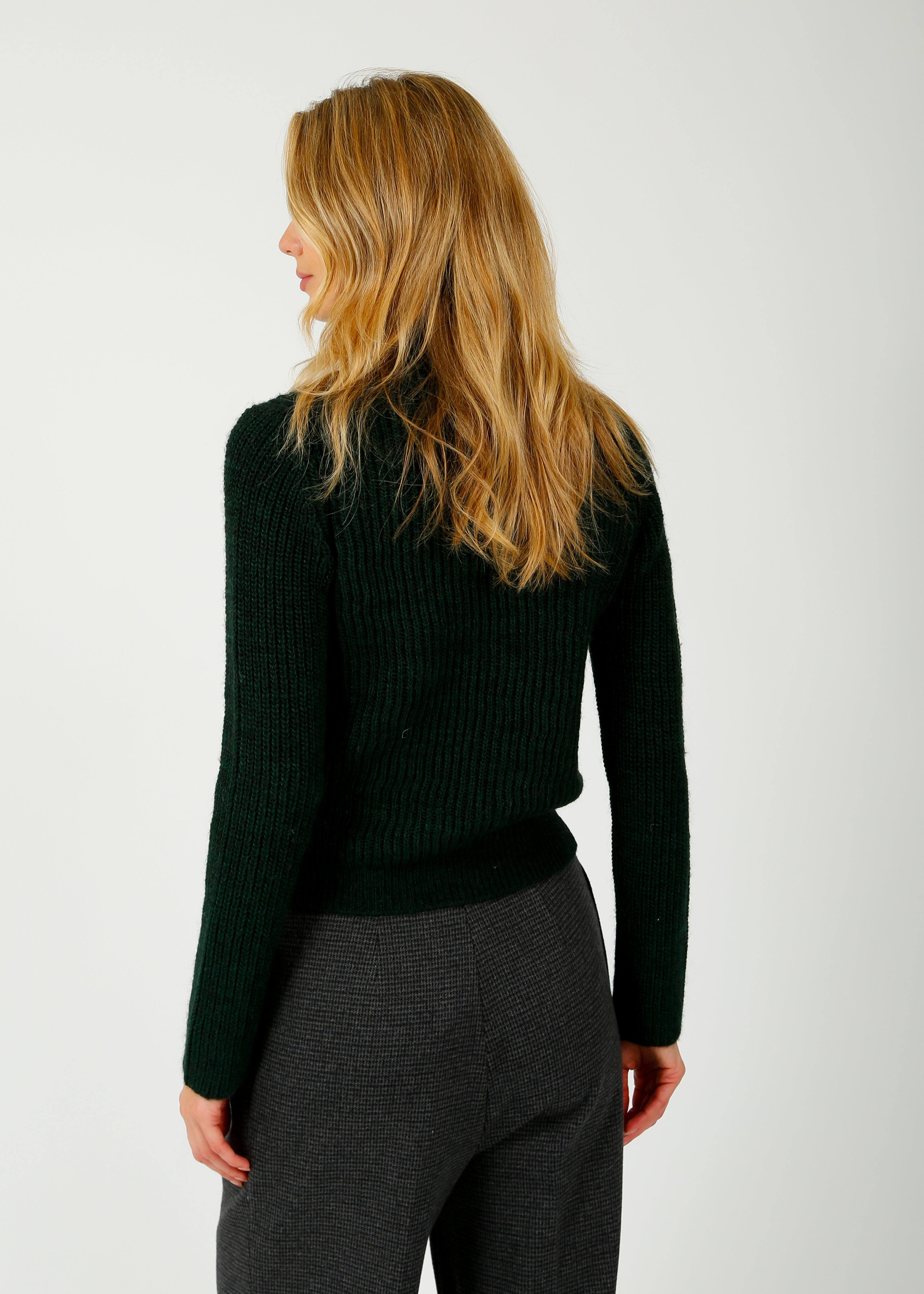 R&B Madix Polo Knit in Dark Green