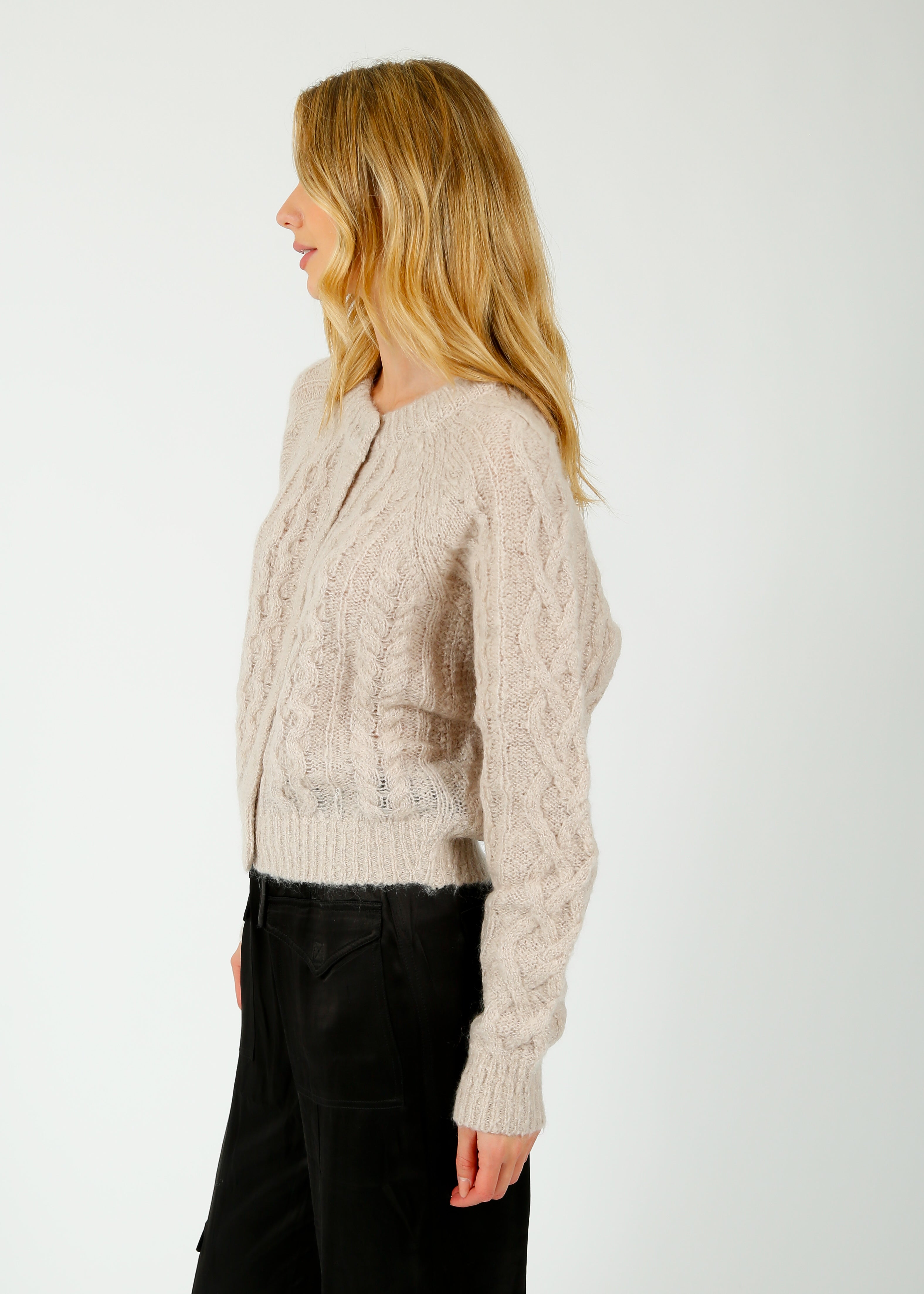 IM Ery Knit Cardi in Beige