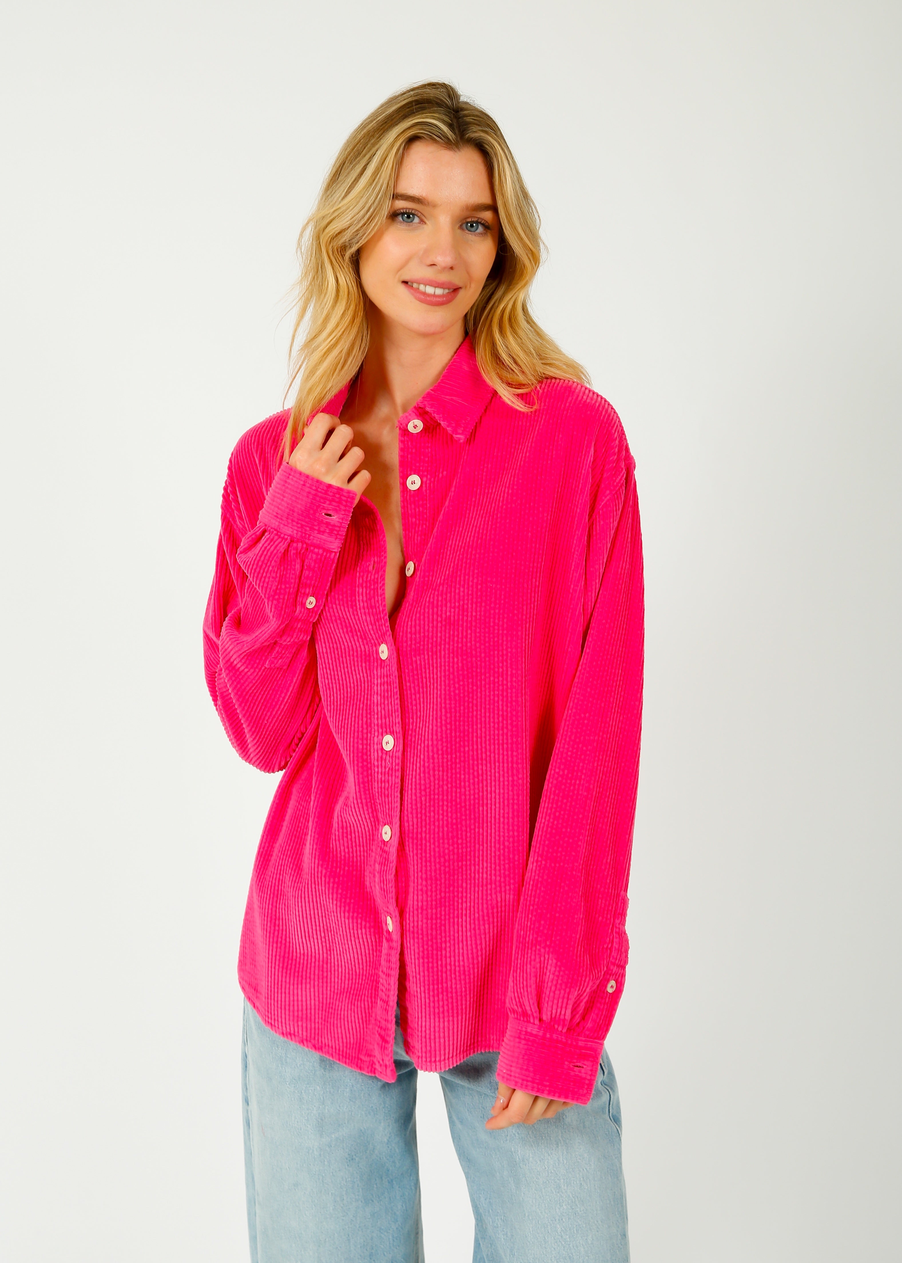 AV Padow Shirt in Fuchsia Vintage