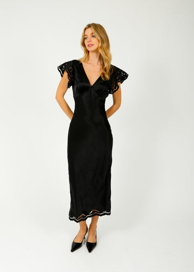 RAILS Mckenna Dress in Black Eyelet