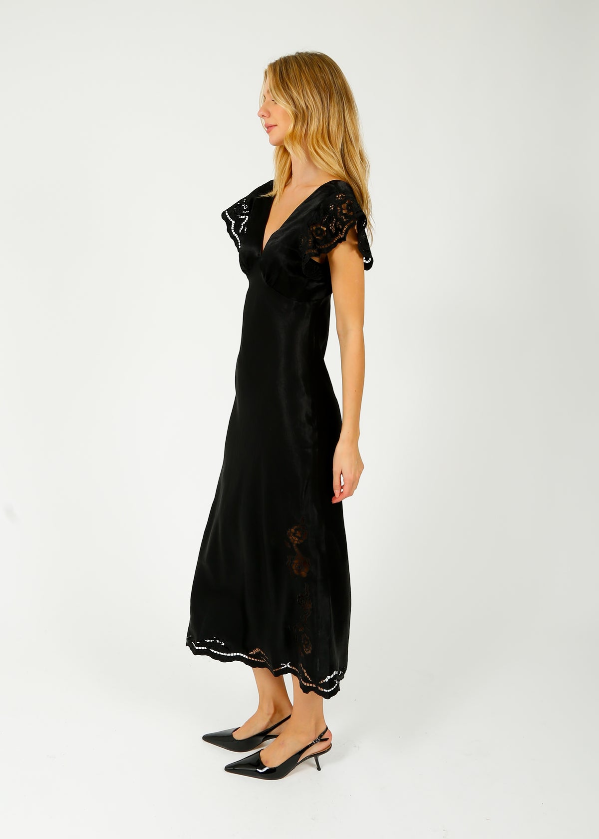 RAILS Mckenna Dress in Black Eyelet