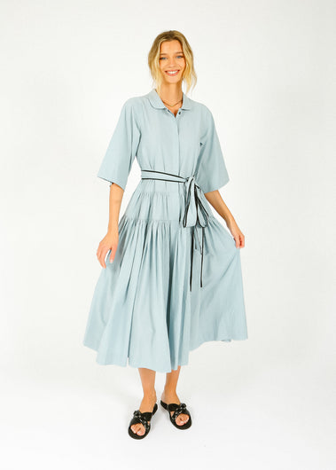 LFA 867 SS Shirt Dress in Blue