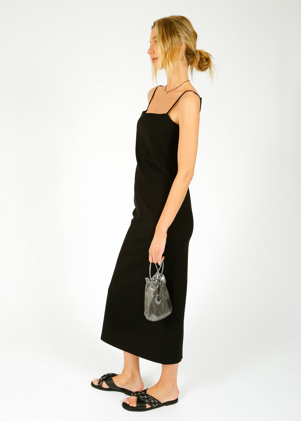 R&B Irina Cami Maxi Dress in Black