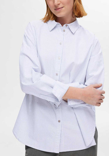 SLF Nova Oxford Shirt in White