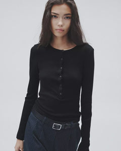 You added <b><u>R&B The Knit Rib Henley in Black</u></b> to your cart.