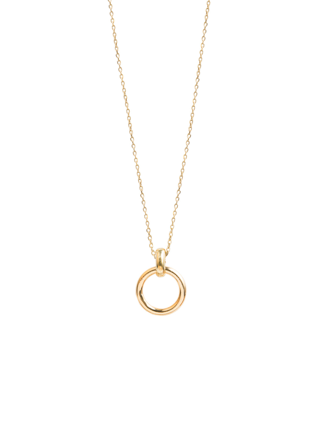 TS Gold Eternity Ring on Trace Chain