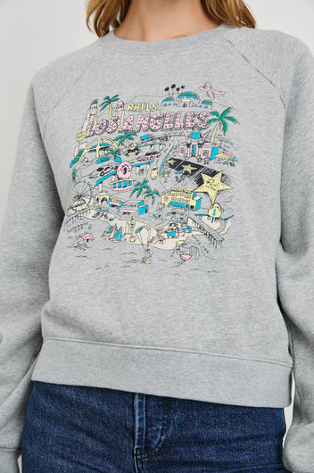 RAILS LA Vintage Sweat in Grey