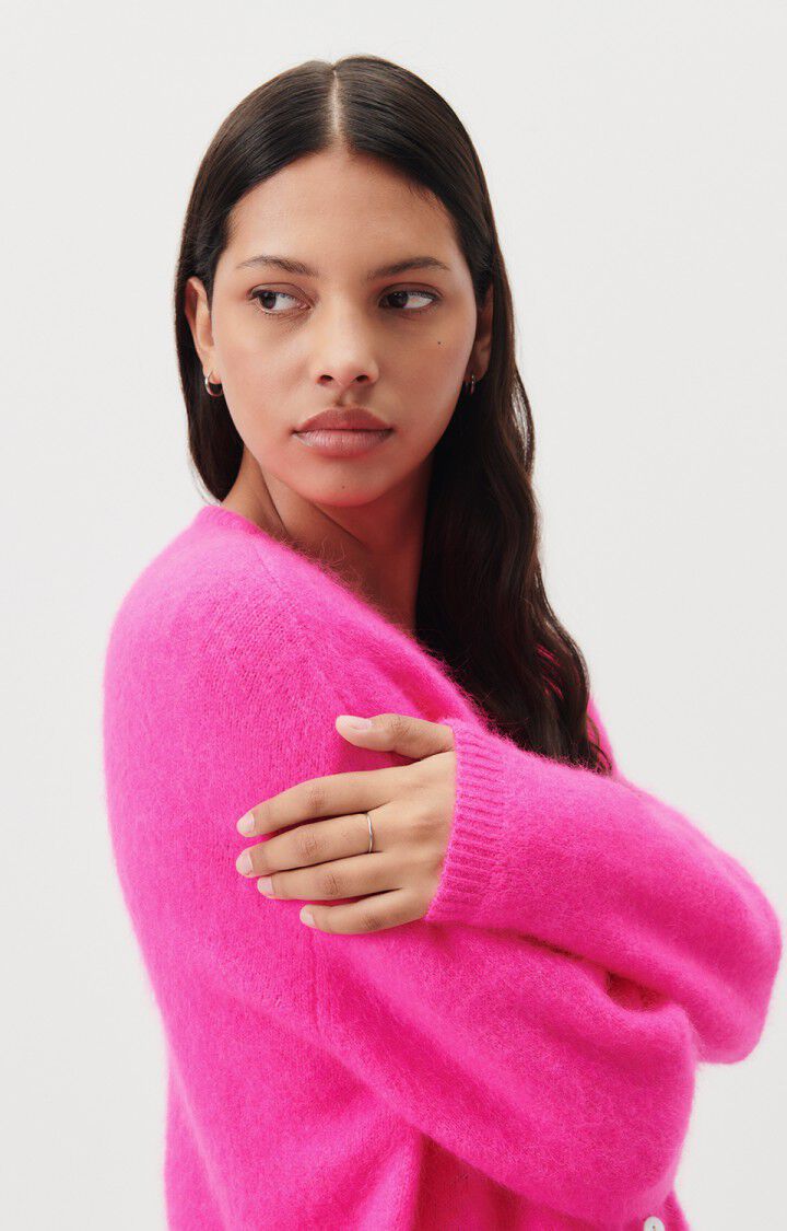 AV Vitow Cardi in Rose Fluro Chine