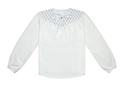 S&M Clio Blouse in Ecru