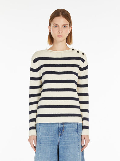 MM Vibo Stripe Knit in Navy