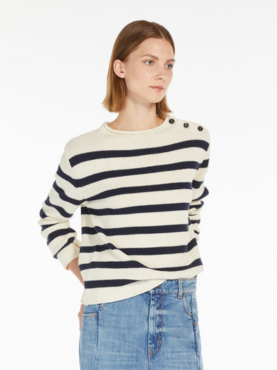 MM Vibo Stripe Knit in Navy