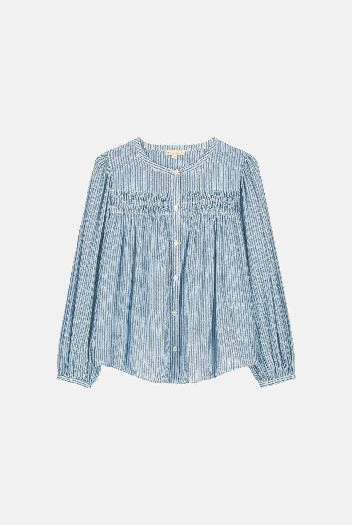 LM Jally Shirt in Blue Parasol Stripes