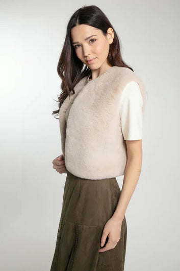 NOOKI Edelweiss Gilet in Mink