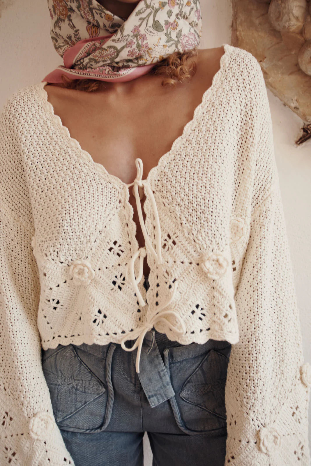 LM Molly Cardigan in Cream