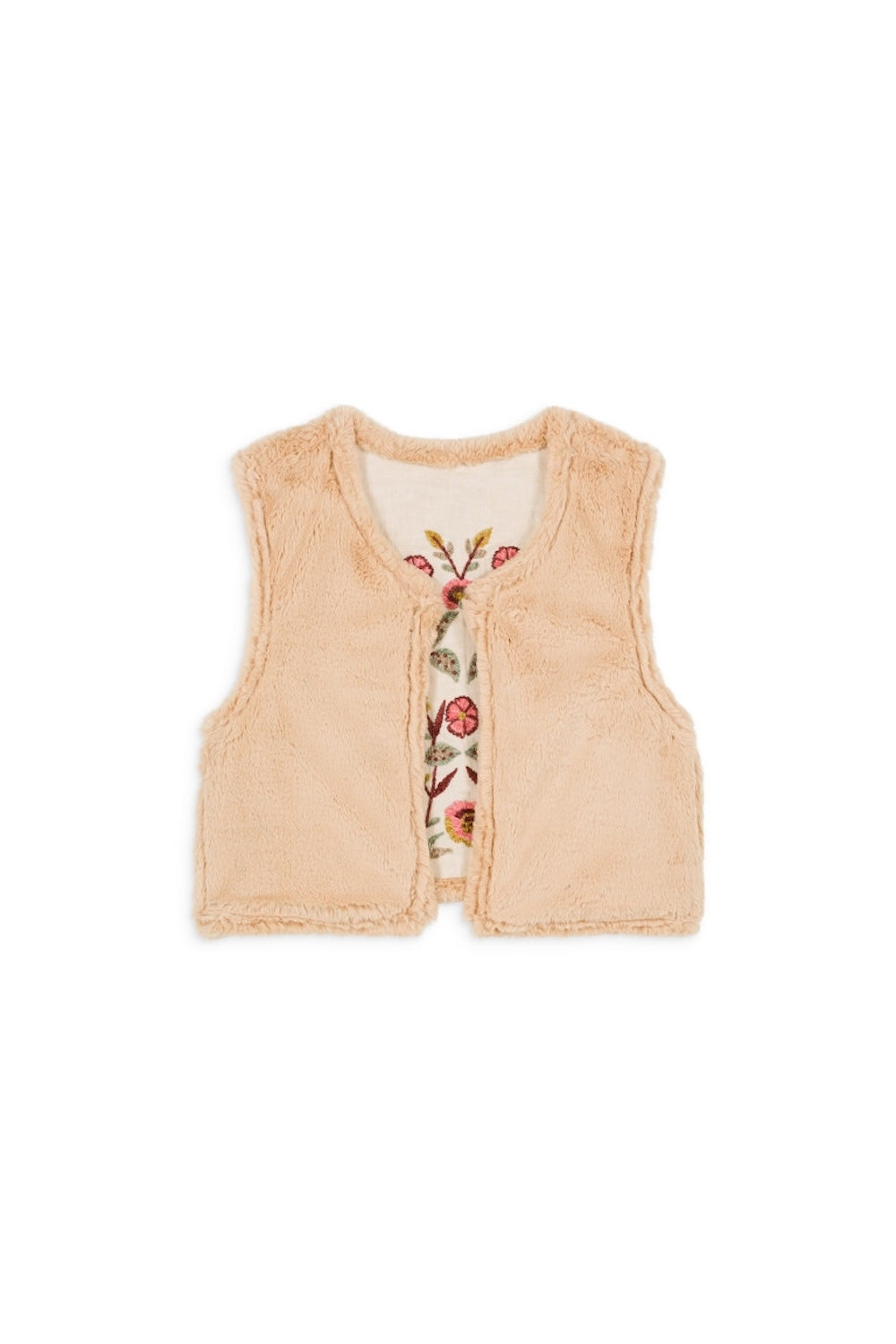 LM Renee Reversible Vest in Cream