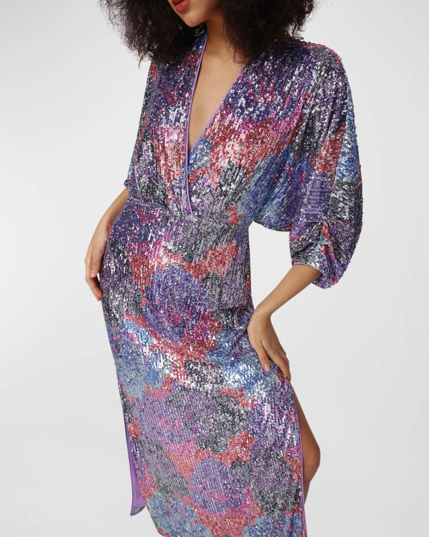 DVF Jessel Dress in Rose Blue