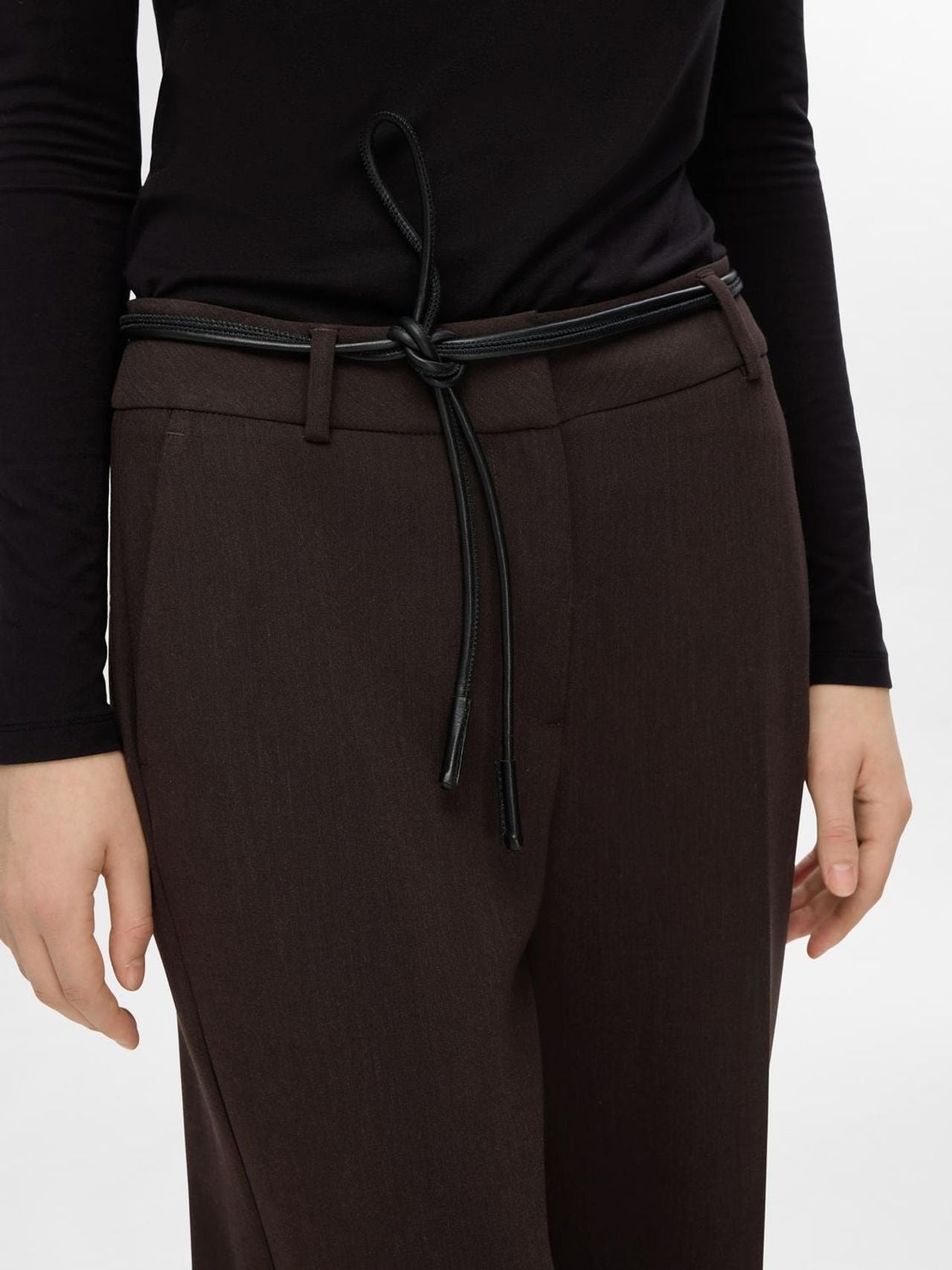 SLF Rita Wide Pants in Coffee Bean