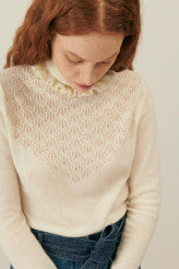 LM Saresta Jumper in Cream