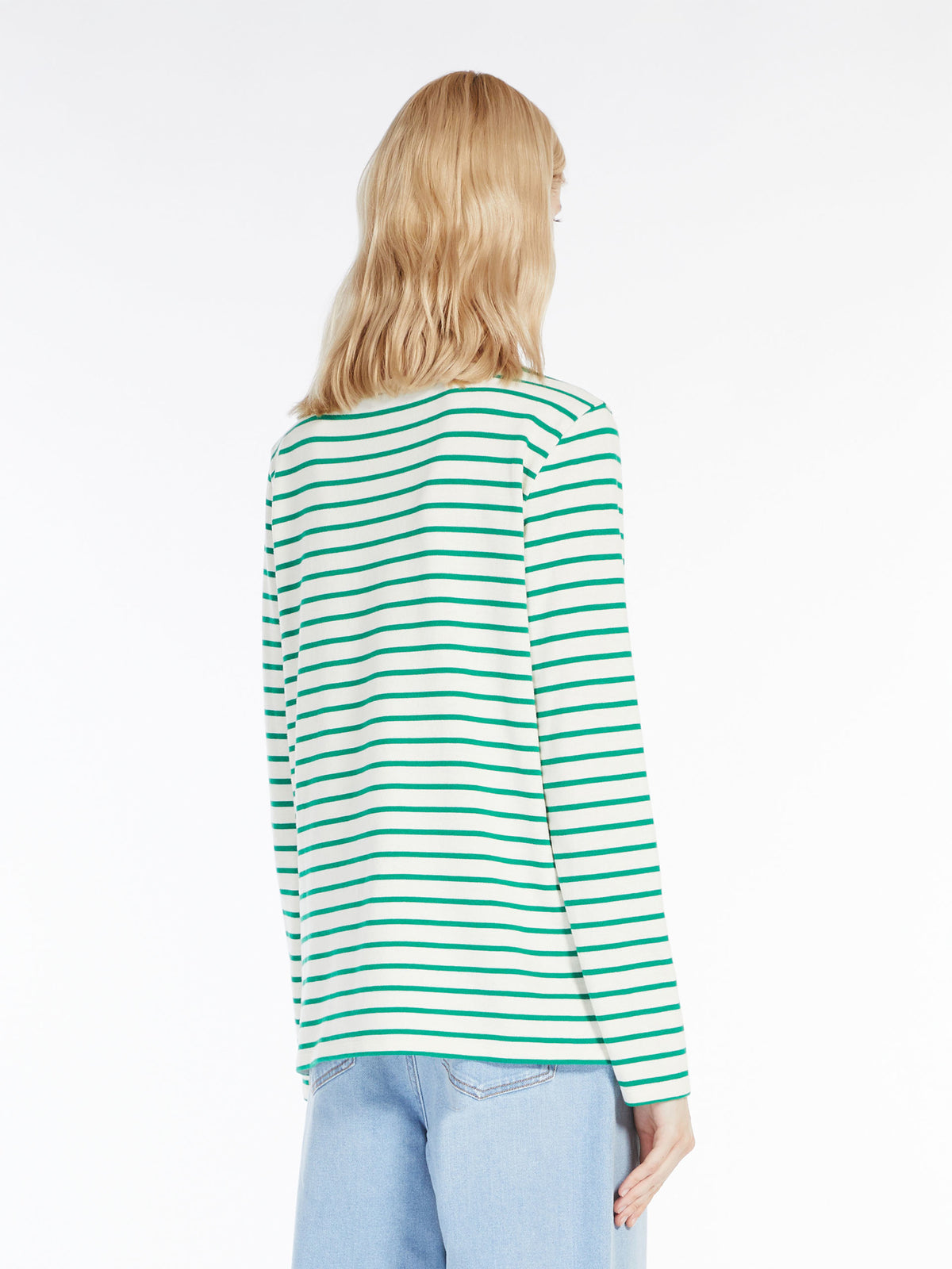 MM Fretty Striped Top in Green – shopatanna