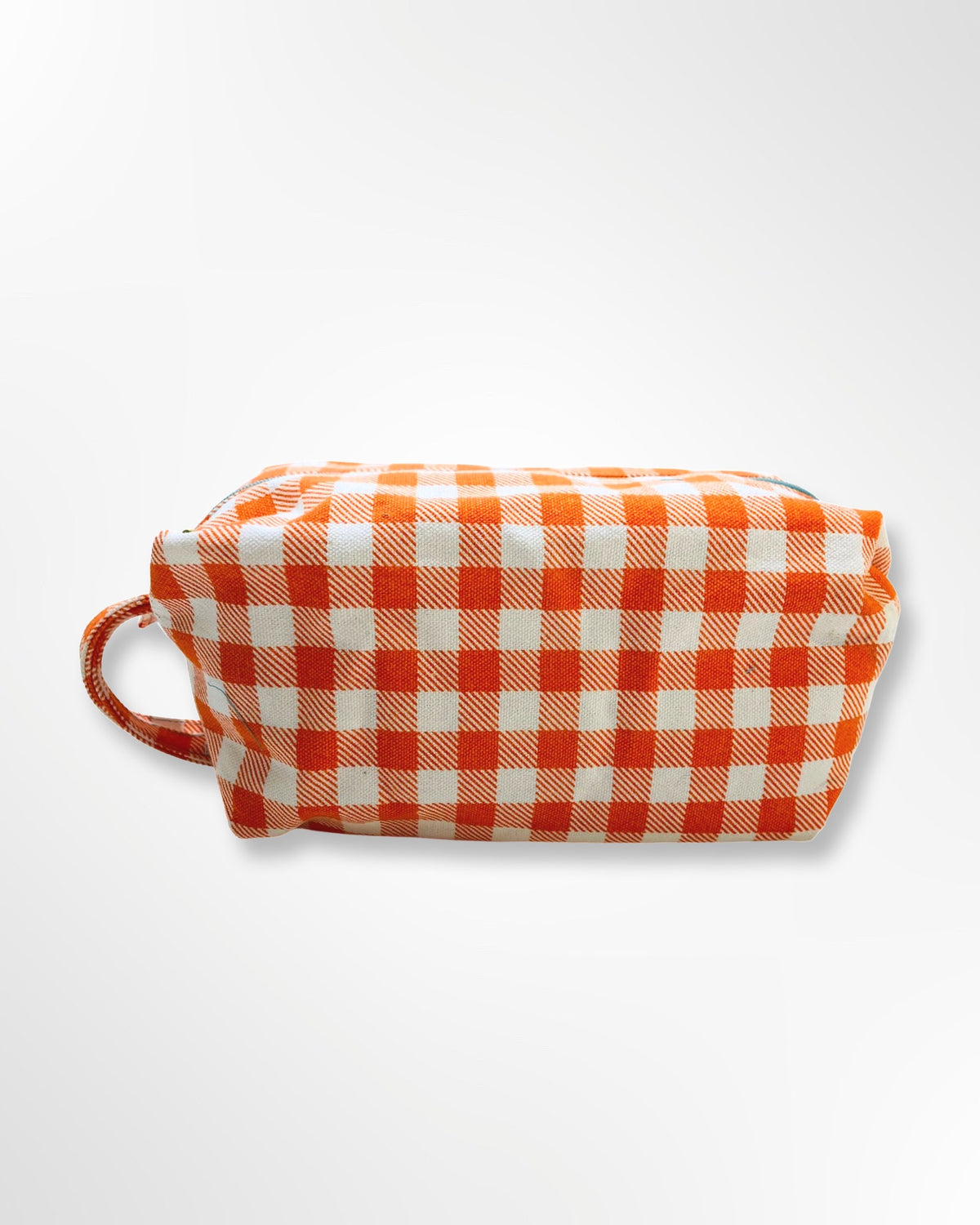 NOOKI Gingham Washbag in Orange