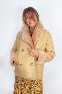 You added <b><u>JOSEPH Calla Sheepskin Jacket in Almond</u></b> to your cart.