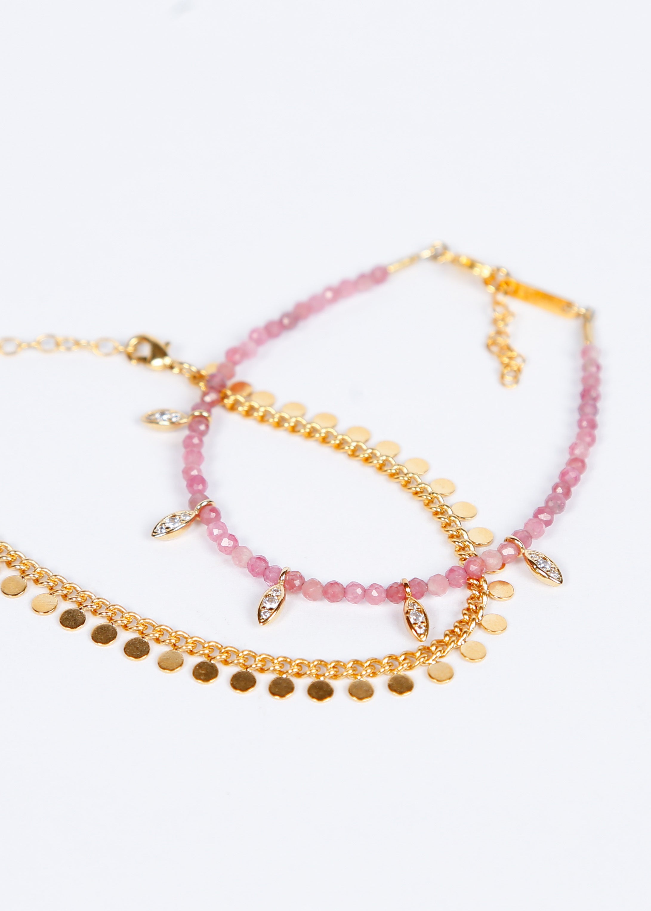 HANKA Joy Bracelet Navette in Tourmaline Rose