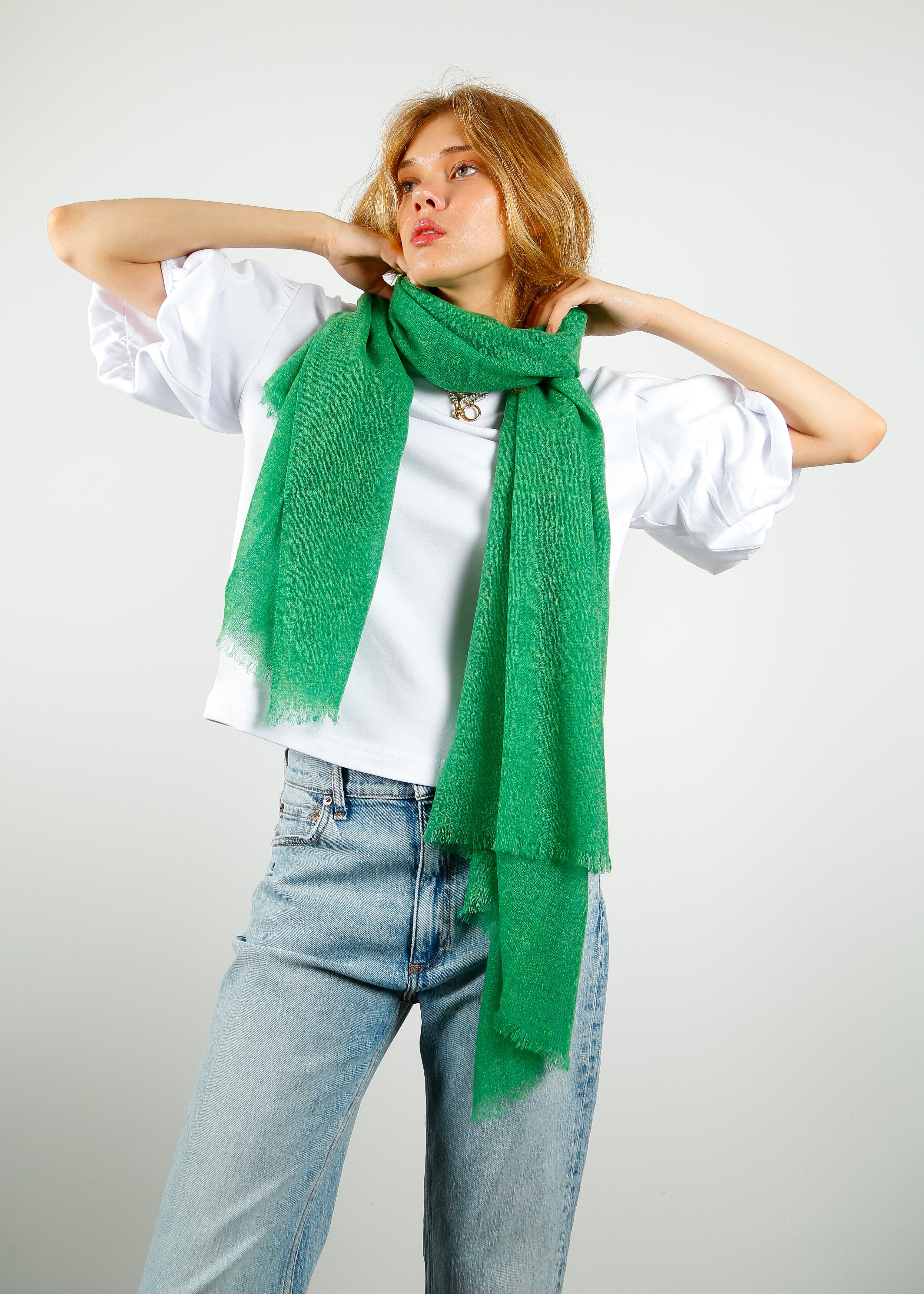 Gauze cashmere outlet scarf