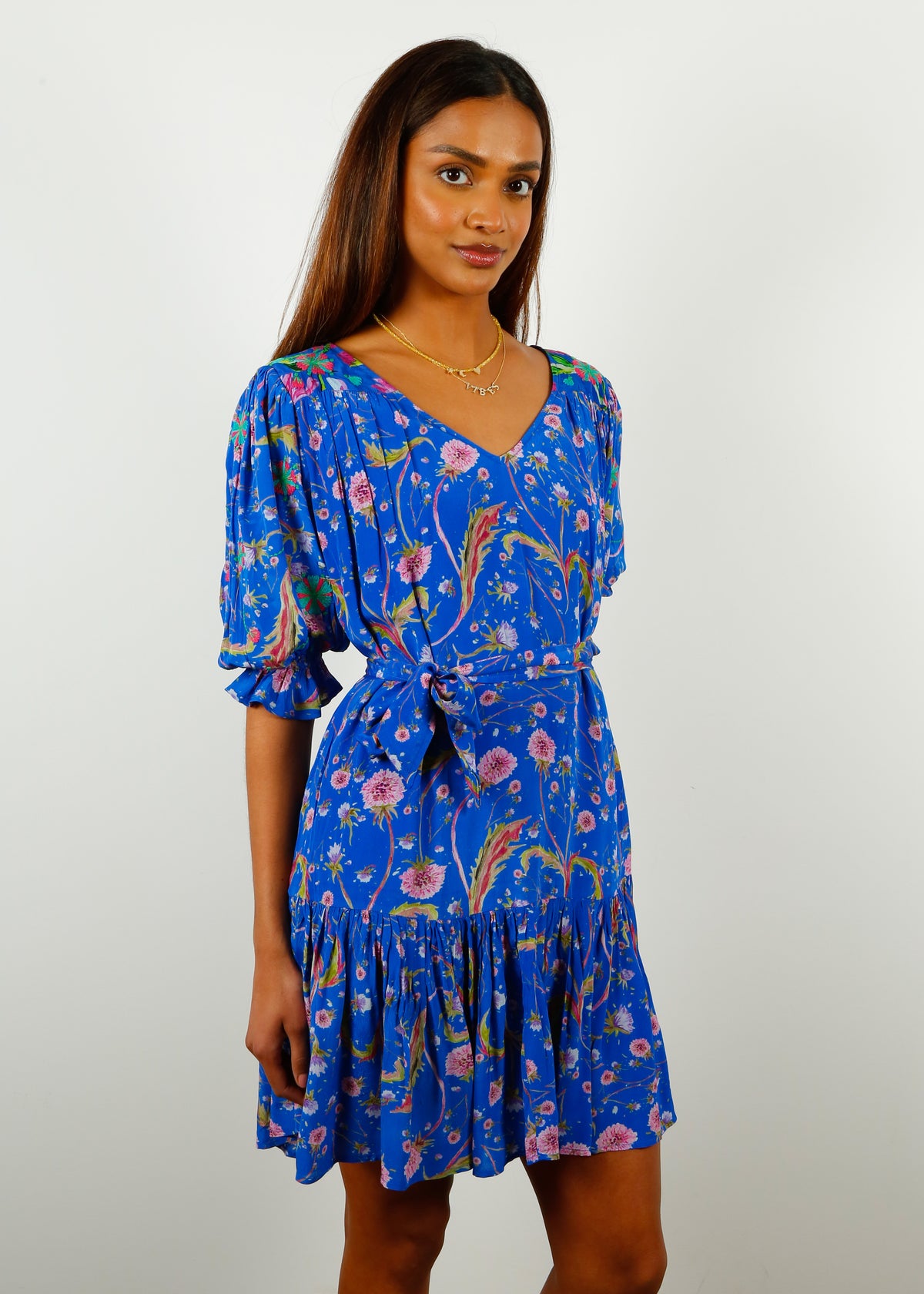 FERI Aine Dress in Blue Dandelion shopatanna